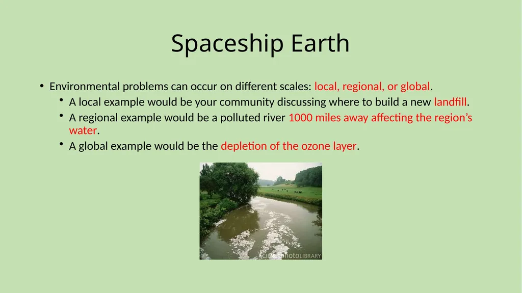 Chapter 1 Science and the Environment Section 1: - slide 26 of 38