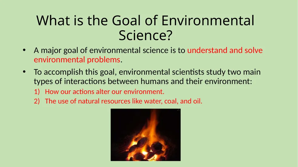 Chapter 1 Science and the Environment Section 1: - slide 3 of 38
