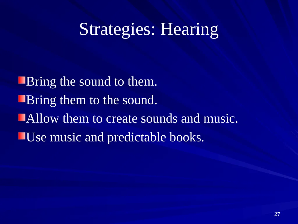 Compensatory Skills: Essential Considerations for - slide 27 of 54