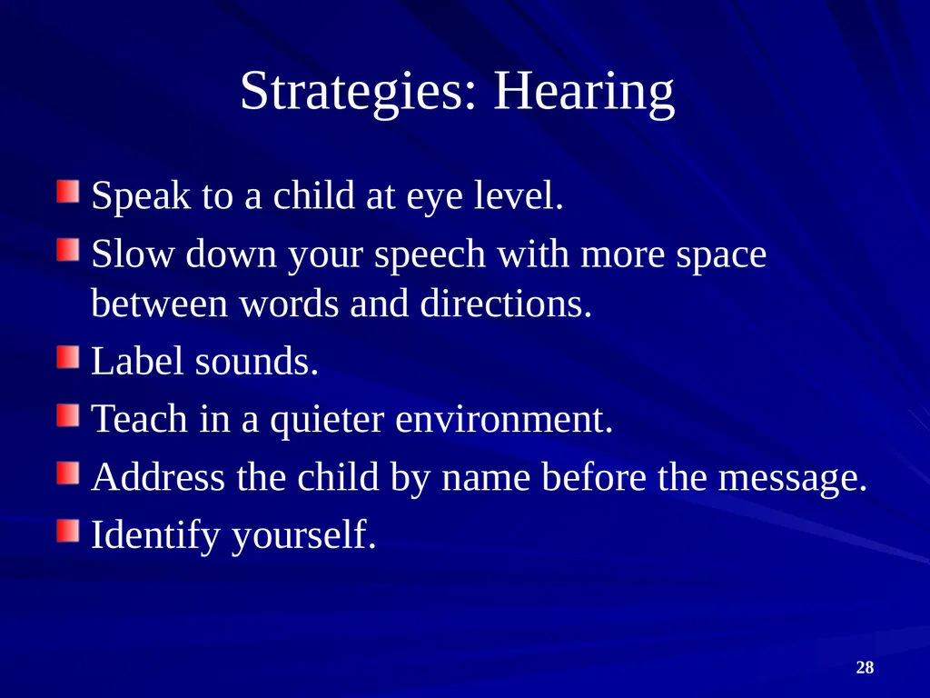 Compensatory Skills: Essential Considerations for - slide 28 of 54