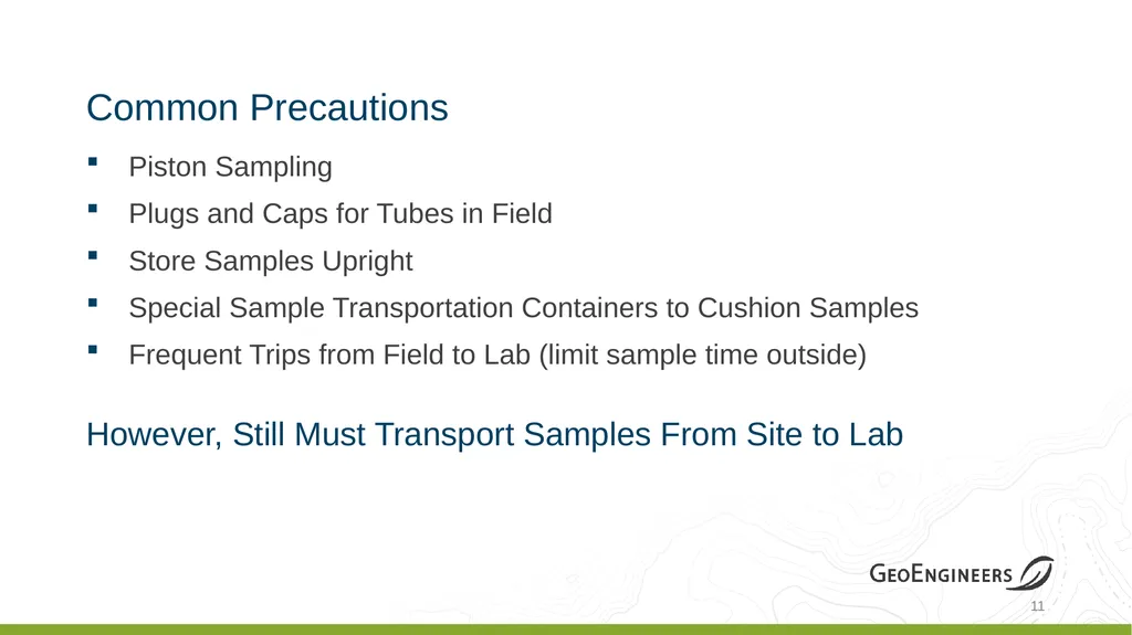 Coastal Louisiana Geotechnical Parameter - slide 11 of 47