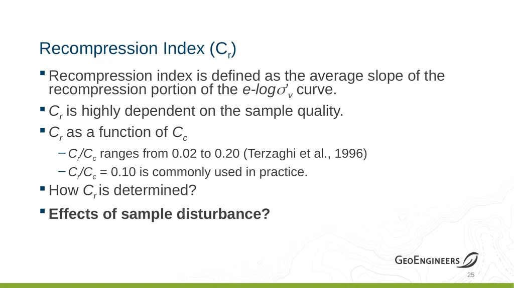 Coastal Louisiana Geotechnical Parameter - slide 24 of 47