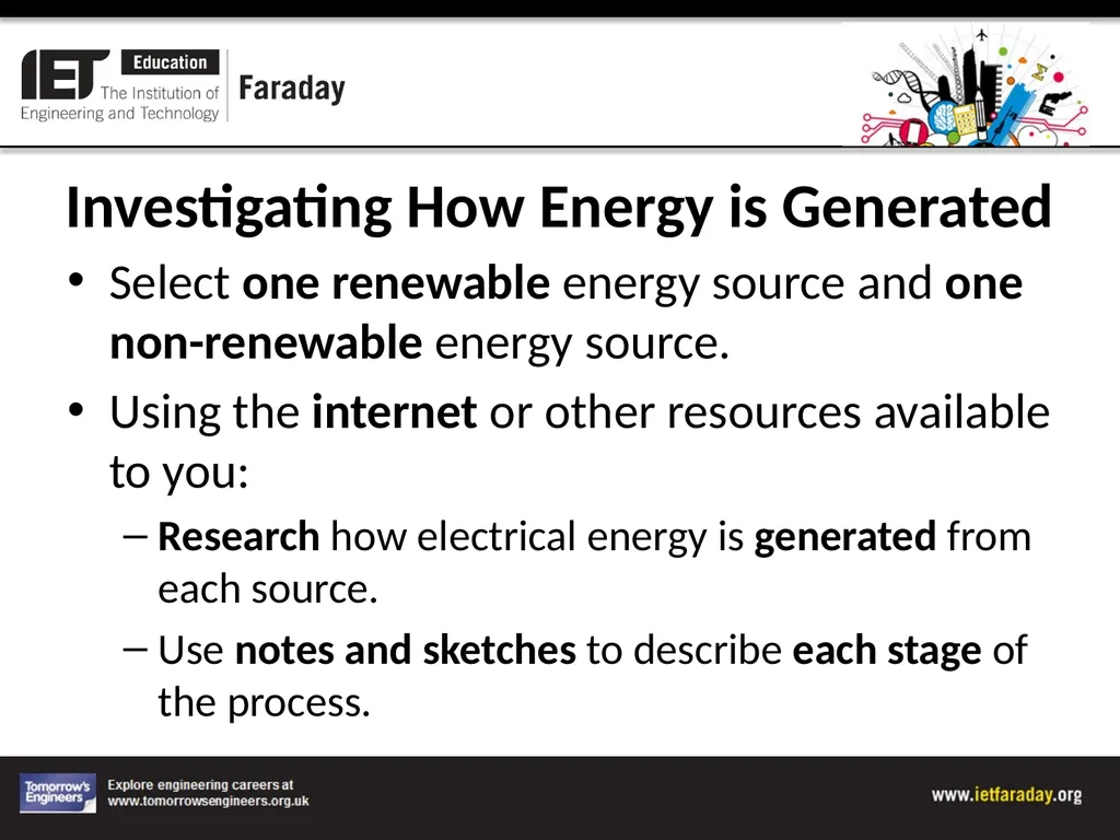 Generating Electricity Investigating how - slide 6 of 10