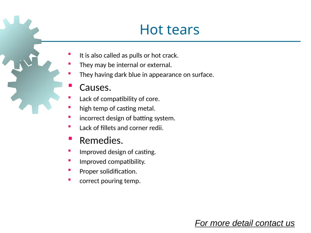 Metal Casting Visit for more Learning Resources - slide 77 of 77