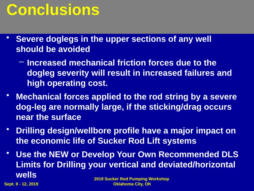 Dog Leg Severity (DLS) & Side Load (SL) - slide 29 of 32