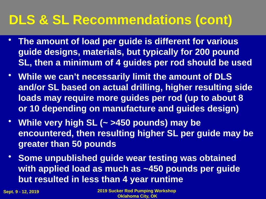 Dog Leg Severity (DLS) & Side Load (SL) - slide 28 of 32