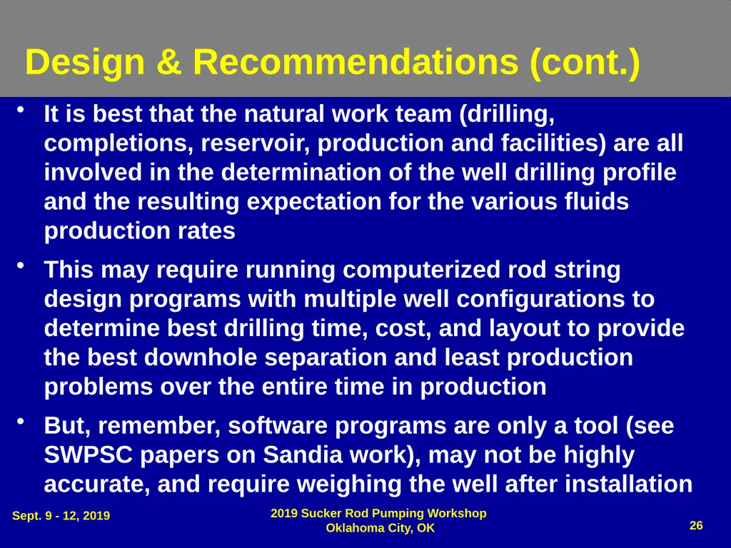 Dog Leg Severity (DLS) & Side Load (SL) - slide 26 of 32