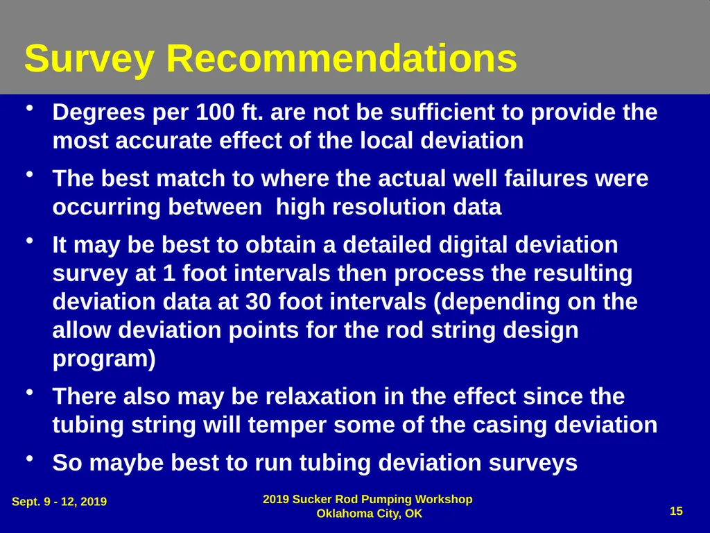Dog Leg Severity (DLS) & Side Load (SL) - slide 15 of 32
