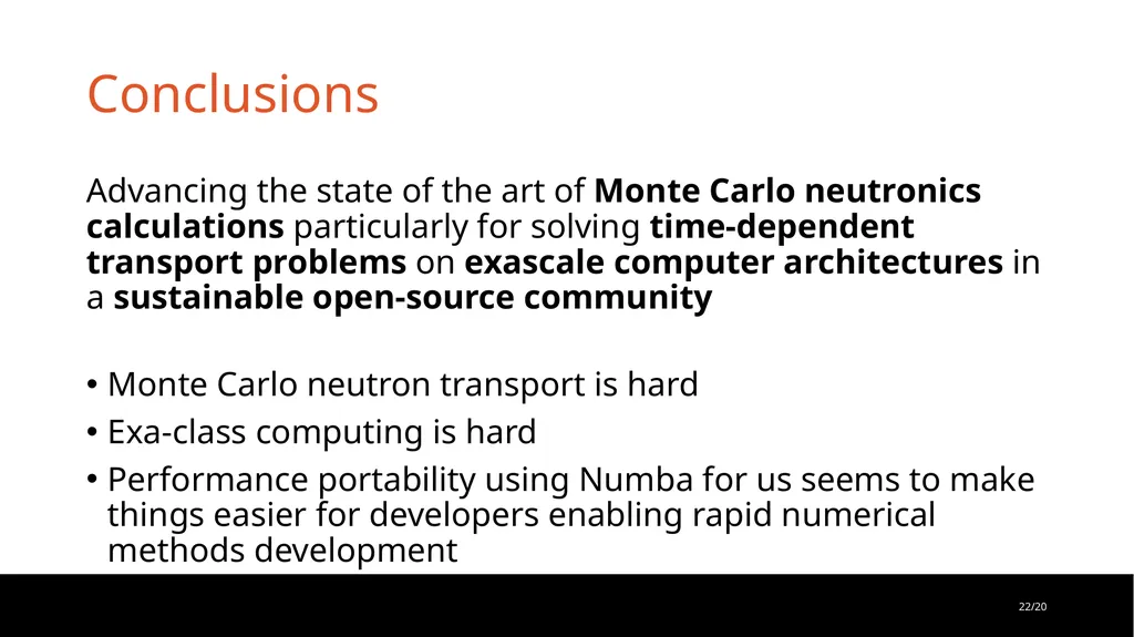 Monte Carlo/Dynamic Code: Performant and Portable - slide 22 of 26