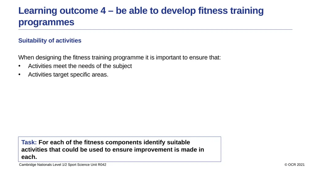 Contents Aims Learning outcome1 – know the - slide 48 of 56