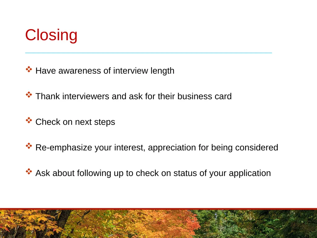 Interpersonal Communications in Job Hunting - slide 21 of 26