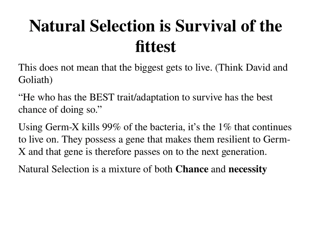 Natural Selection Mutations Recombination Gene - slide 14 of 59