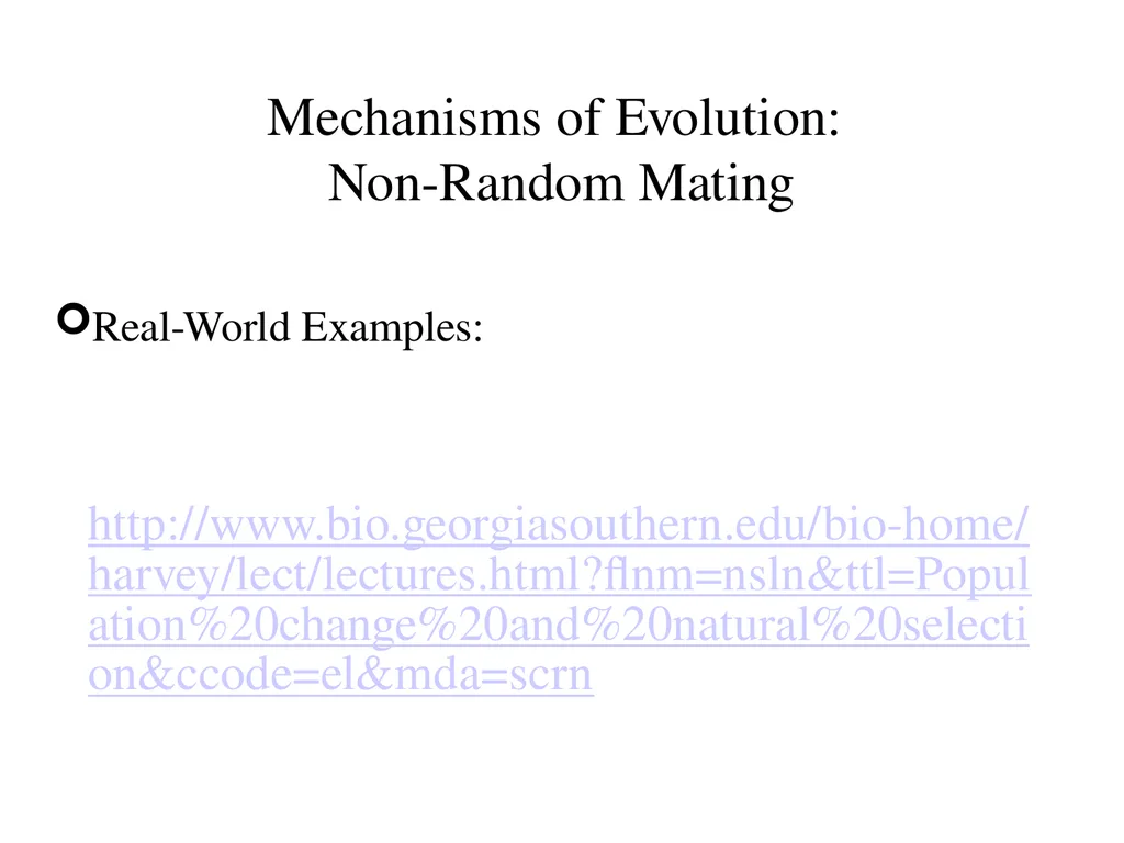 Natural Selection Mutations Recombination Gene - slide 51 of 59