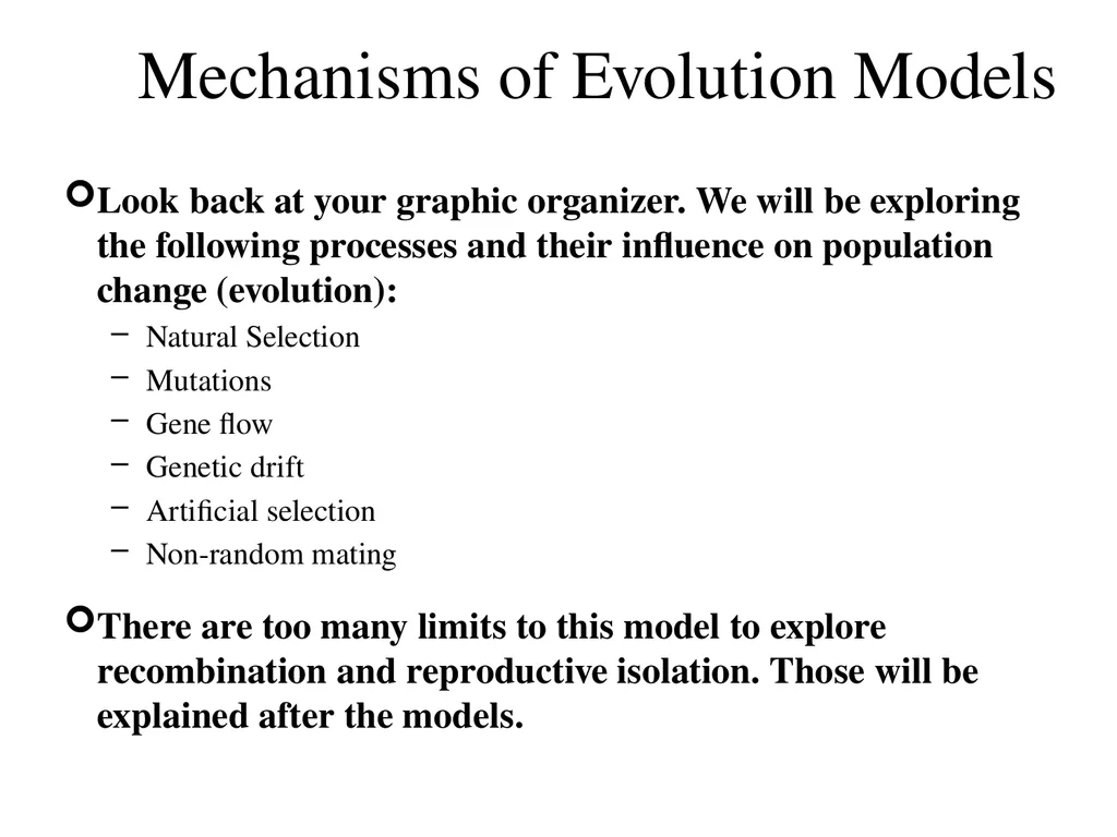 Natural Selection Mutations Recombination Gene - slide 28 of 59