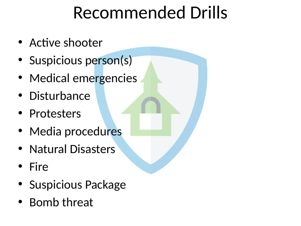 CHURCH SECURITY TEAMS By: Sam Hodges BLUF: BOTTOM - slide 20 of 27