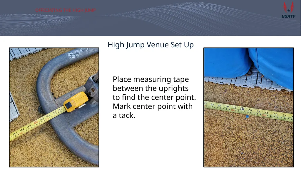 Officiating the high jump Training for San - slide 5 of 20
