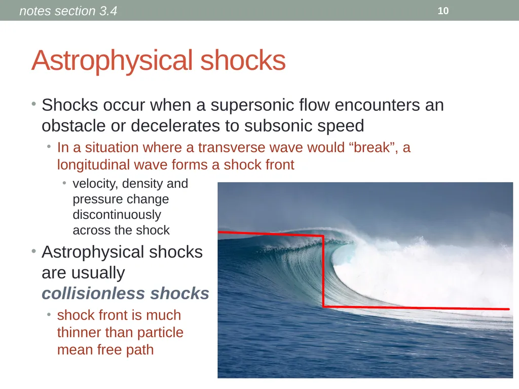 PHY418 Particle Astrophysics Acceleration - slide 10 of 41