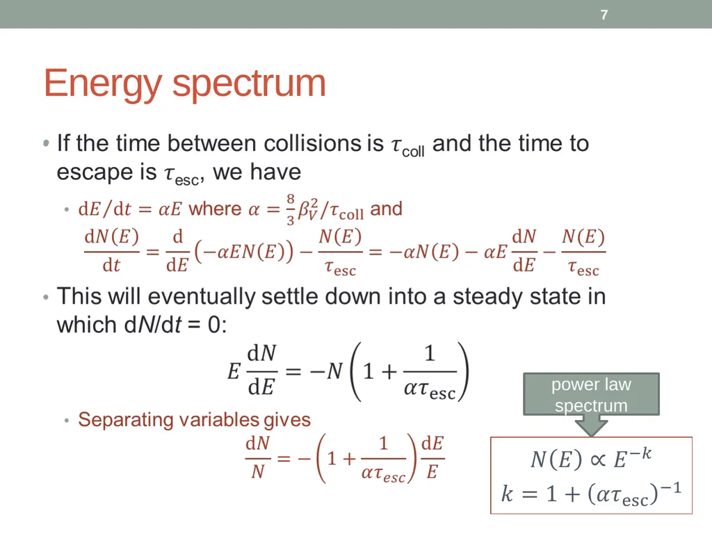 PHY418 Particle Astrophysics Acceleration - slide 7 of 41