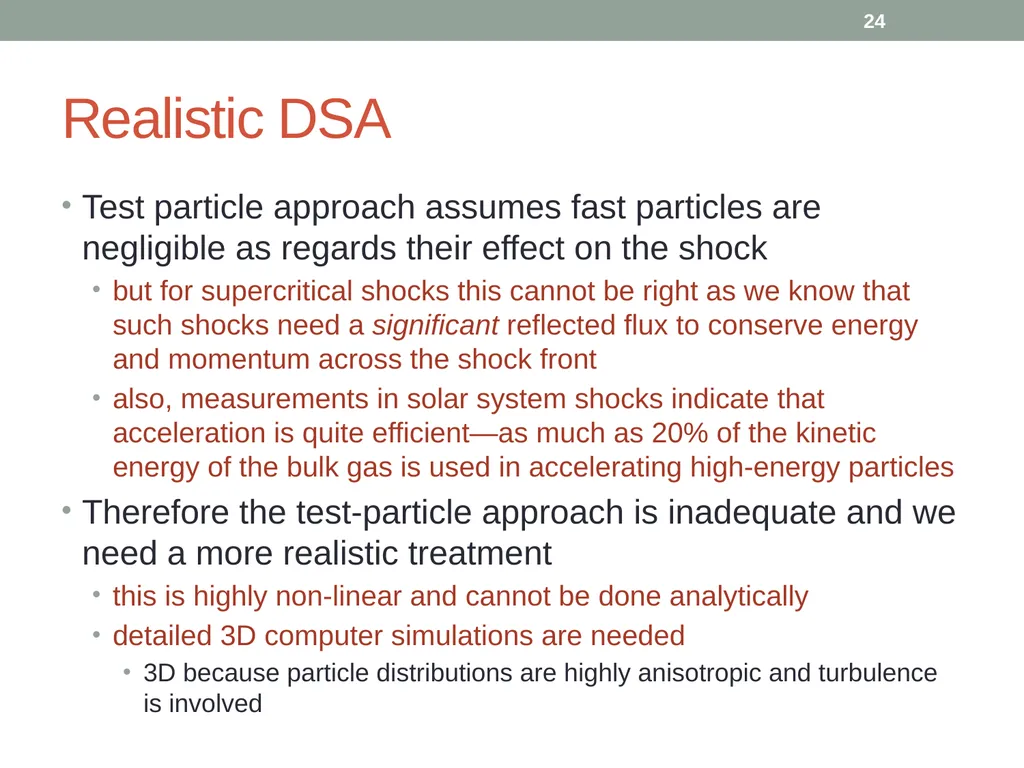 PHY418 Particle Astrophysics Acceleration - slide 24 of 41