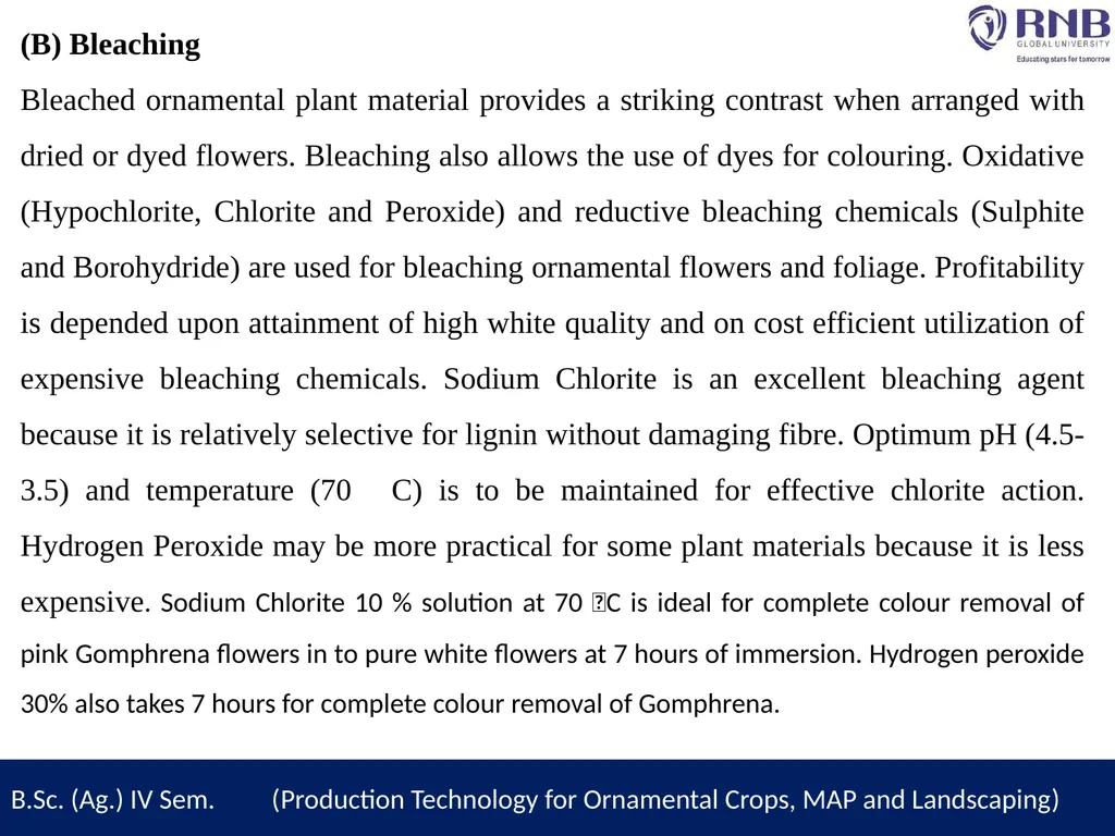 Course Name- Production Technology for Ornamental - slide 10 of 14