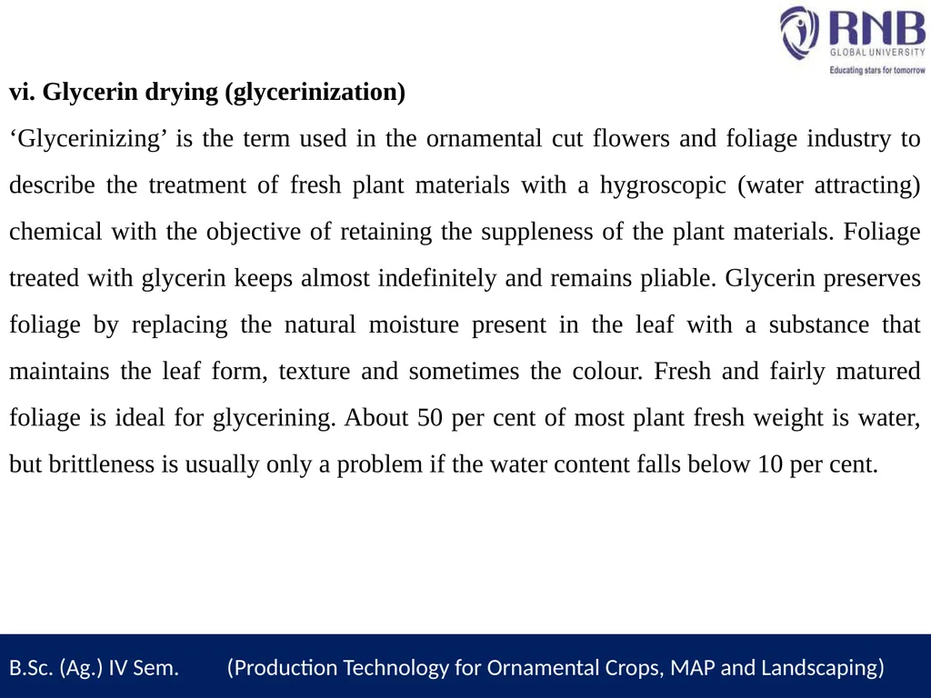 Course Name- Production Technology for Ornamental - slide 7 of 14