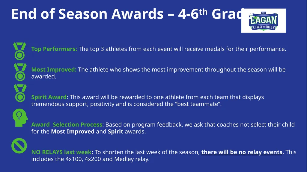 2026 EAA Track & Field Parent Meeting Meet your - slide 14 of 19