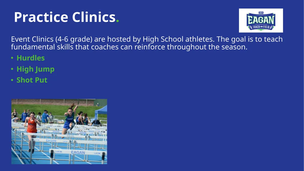 2026 EAA Track & Field Parent Meeting Meet your - slide 8 of 19