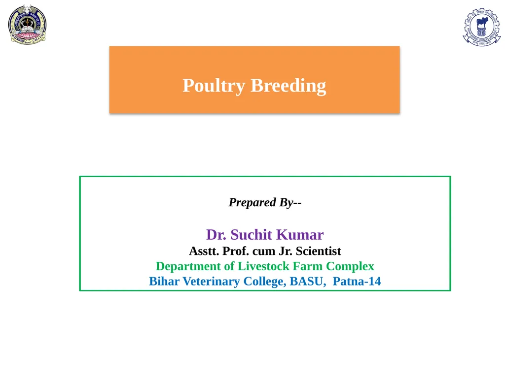 Prepared By-- Dr. Suchit Kumar Asstt. Prof. cum - slide 1 of 21