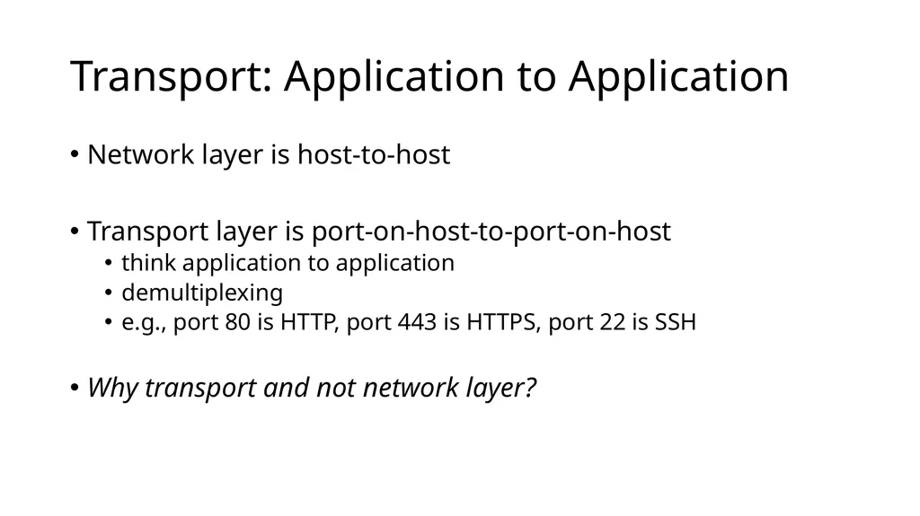 Intro to Networking Intro to Layering Network - slide 15 of 31