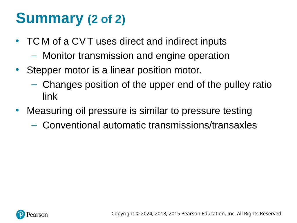 Automatic Transmissions and Transaxles Eighth - slide 38 of 40