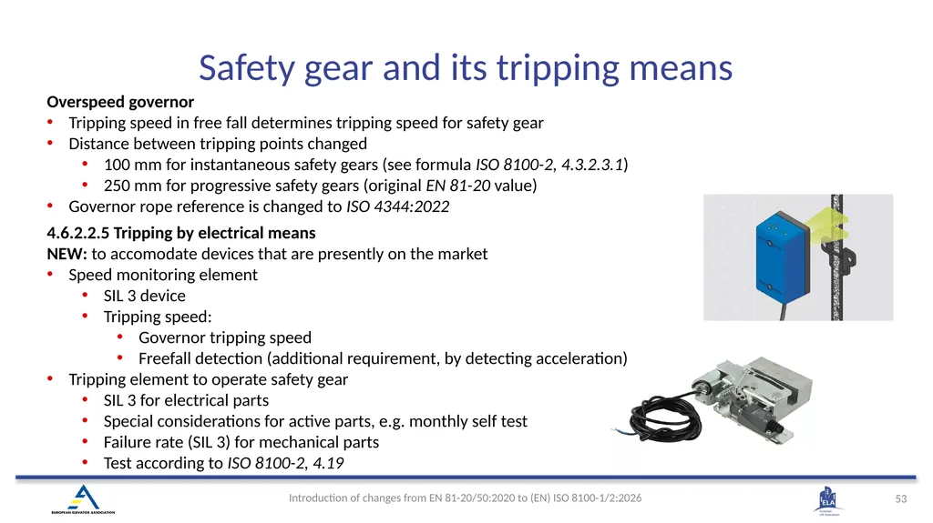 INTRODUCTION OF (EN) ISO 8100-1/2:2026 Main - slide 50 of 141