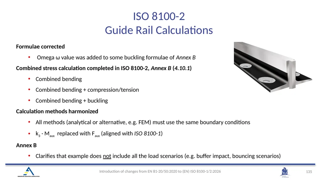 INTRODUCTION OF (EN) ISO 8100-1/2:2026 Main - slide 132 of 141