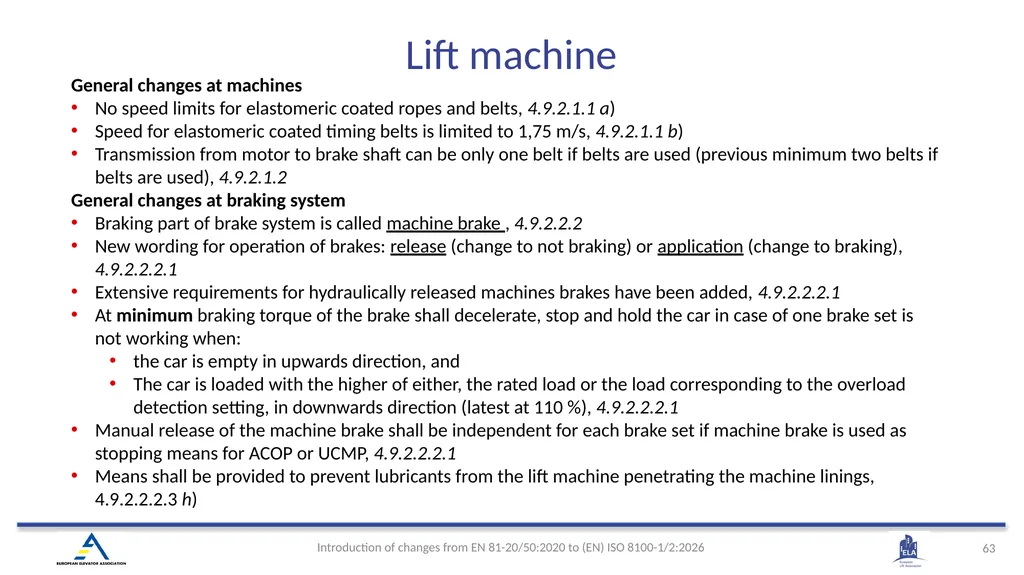 INTRODUCTION OF (EN) ISO 8100-1/2:2026 Main - slide 60 of 141