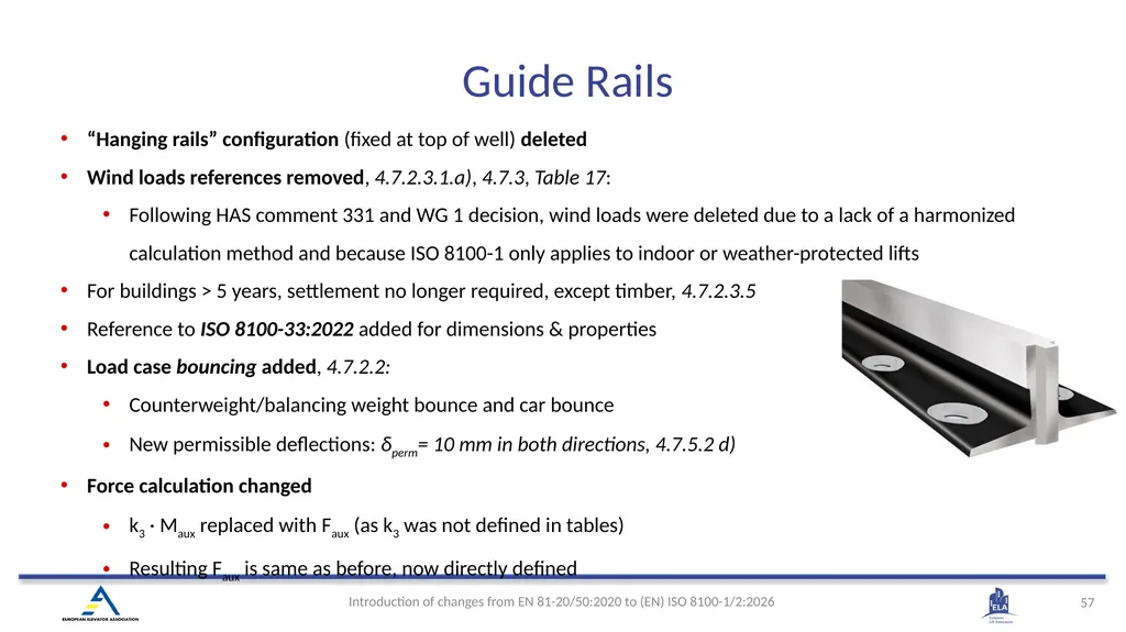 INTRODUCTION OF (EN) ISO 8100-1/2:2026 Main - slide 54 of 141