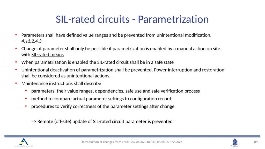 INTRODUCTION OF (EN) ISO 8100-1/2:2026 Main - slide 86 of 141