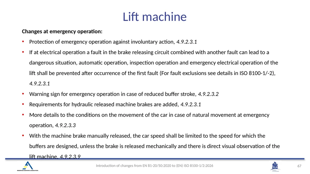 INTRODUCTION OF (EN) ISO 8100-1/2:2026 Main - slide 64 of 141