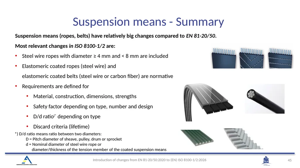 INTRODUCTION OF (EN) ISO 8100-1/2:2026 Main - slide 42 of 141
