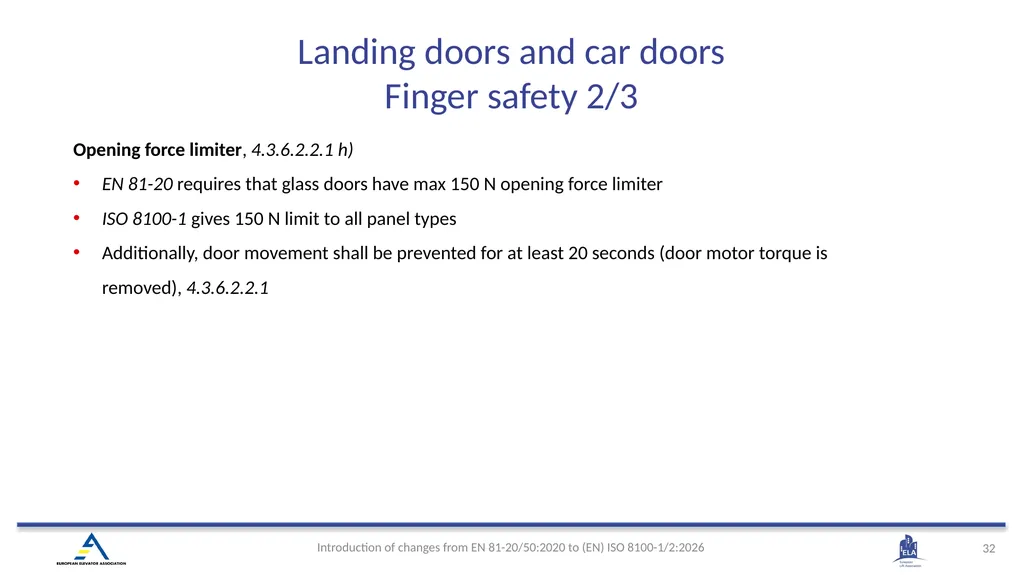 INTRODUCTION OF (EN) ISO 8100-1/2:2026 Main - slide 29 of 141
