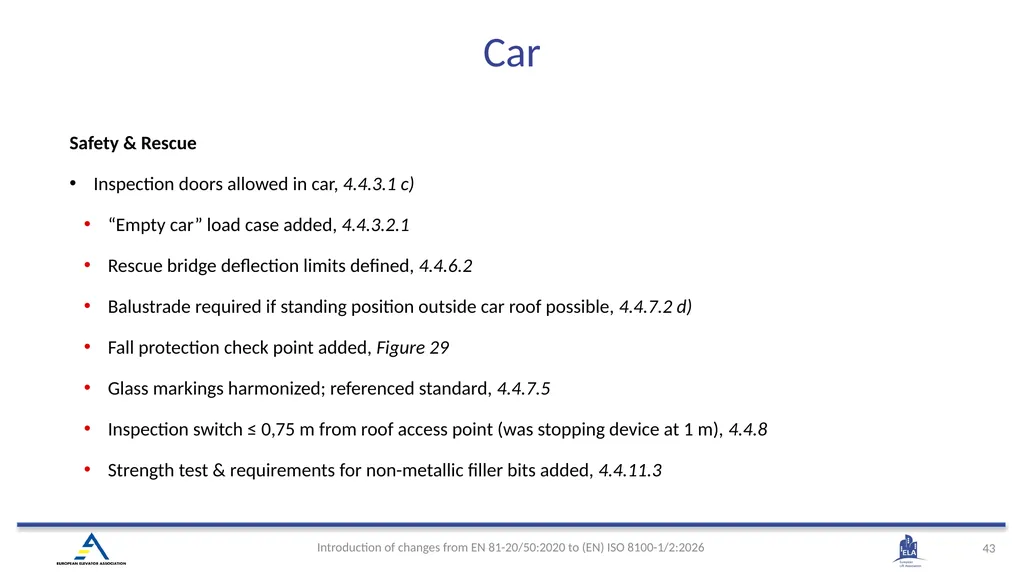 INTRODUCTION OF (EN) ISO 8100-1/2:2026 Main - slide 40 of 141