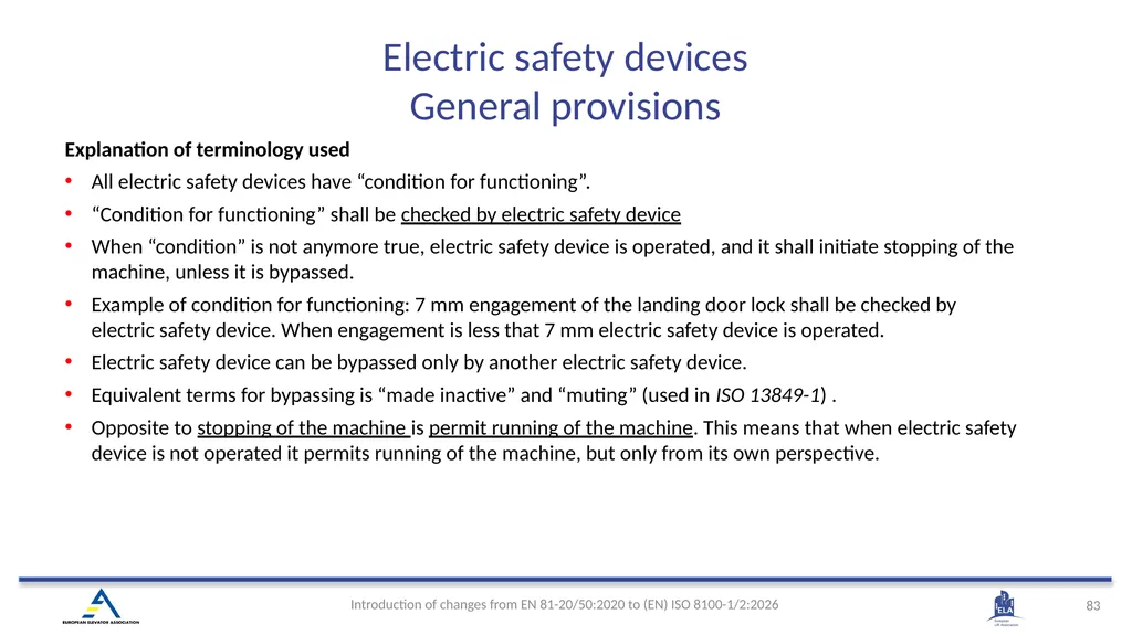 INTRODUCTION OF (EN) ISO 8100-1/2:2026 Main - slide 80 of 141
