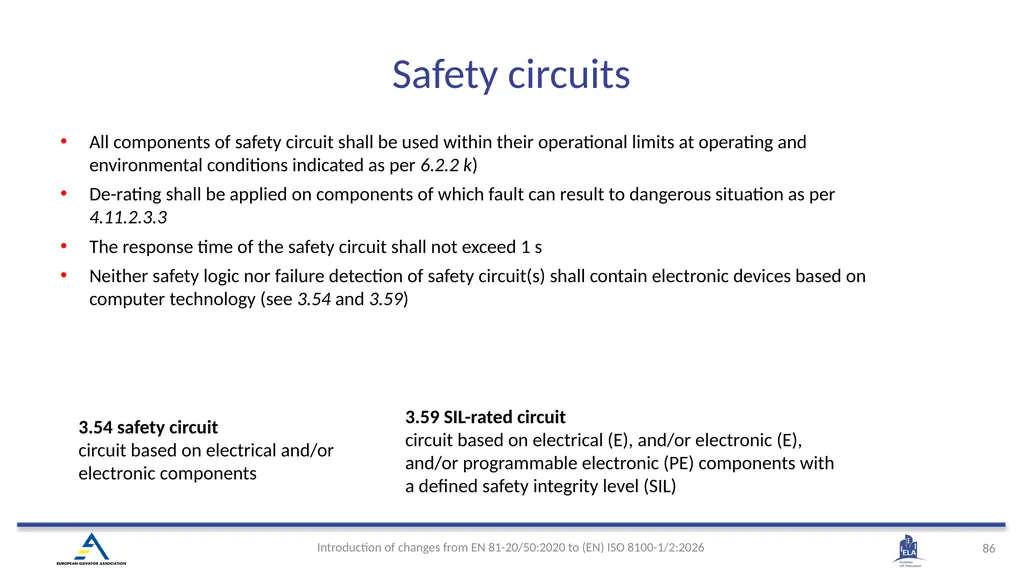 INTRODUCTION OF (EN) ISO 8100-1/2:2026 Main - slide 83 of 141