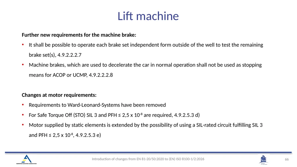 INTRODUCTION OF (EN) ISO 8100-1/2:2026 Main - slide 63 of 141