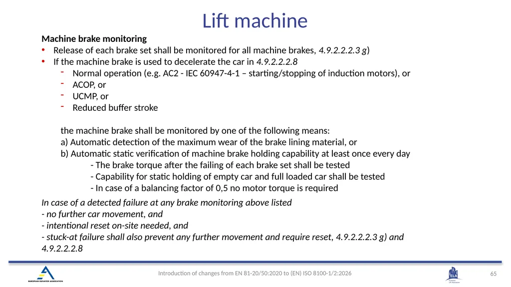 INTRODUCTION OF (EN) ISO 8100-1/2:2026 Main - slide 62 of 141