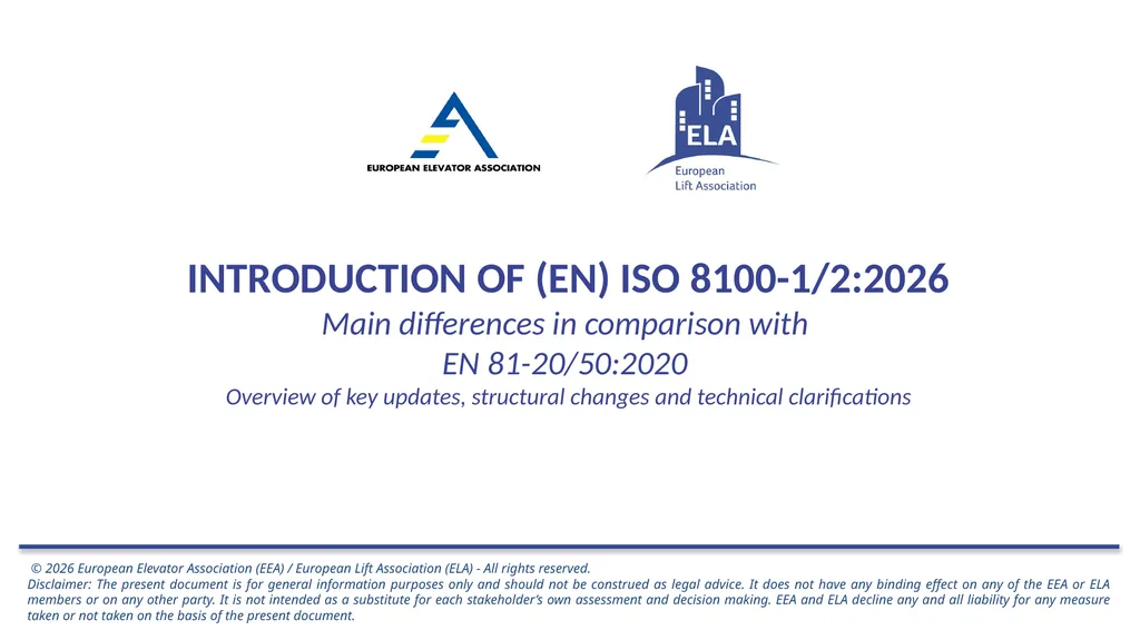 INTRODUCTION OF (EN) ISO 8100-1/2:2026 Main - slide 1 of 141