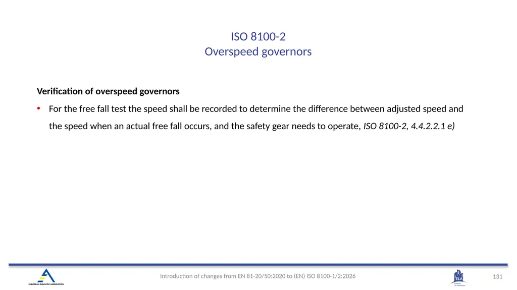 INTRODUCTION OF (EN) ISO 8100-1/2:2026 Main - slide 128 of 141