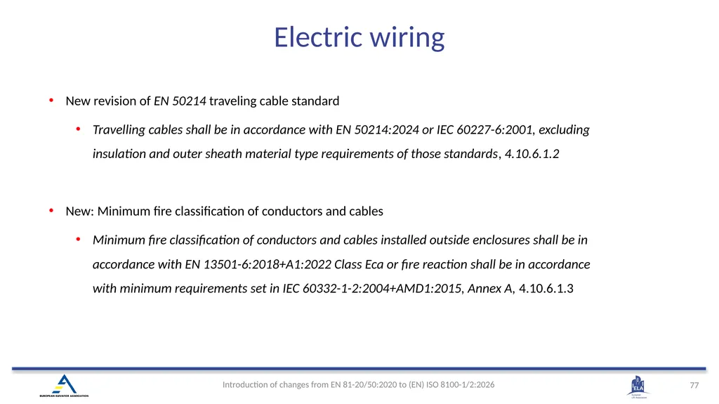 INTRODUCTION OF (EN) ISO 8100-1/2:2026 Main - slide 74 of 141