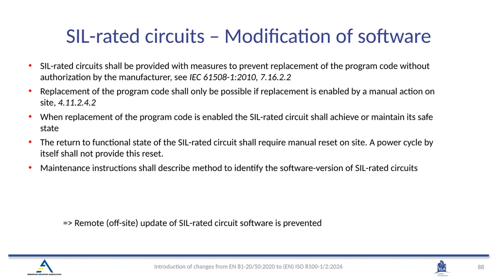 INTRODUCTION OF (EN) ISO 8100-1/2:2026 Main - slide 85 of 141