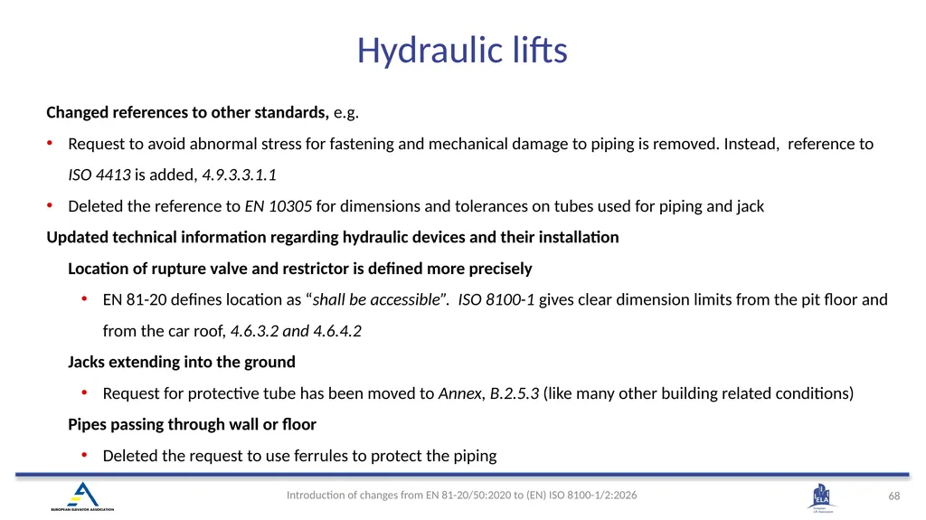 INTRODUCTION OF (EN) ISO 8100-1/2:2026 Main - slide 65 of 141