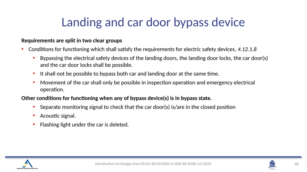 INTRODUCTION OF (EN) ISO 8100-1/2:2026 Main - slide 95 of 141