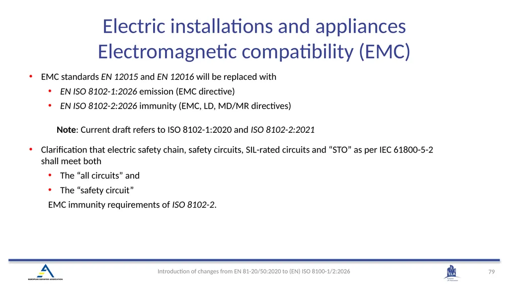 INTRODUCTION OF (EN) ISO 8100-1/2:2026 Main - slide 76 of 141